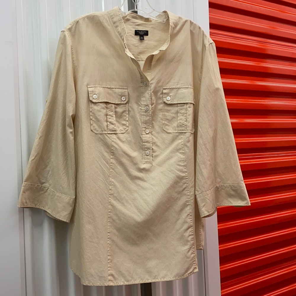 Talbots ladies tunic shirt